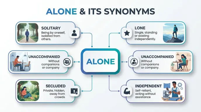 synonyms for alone