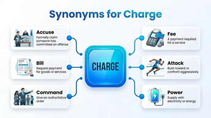 synonyms for charge