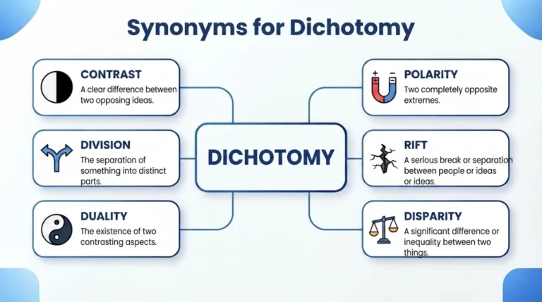 synonyms for dichotomy