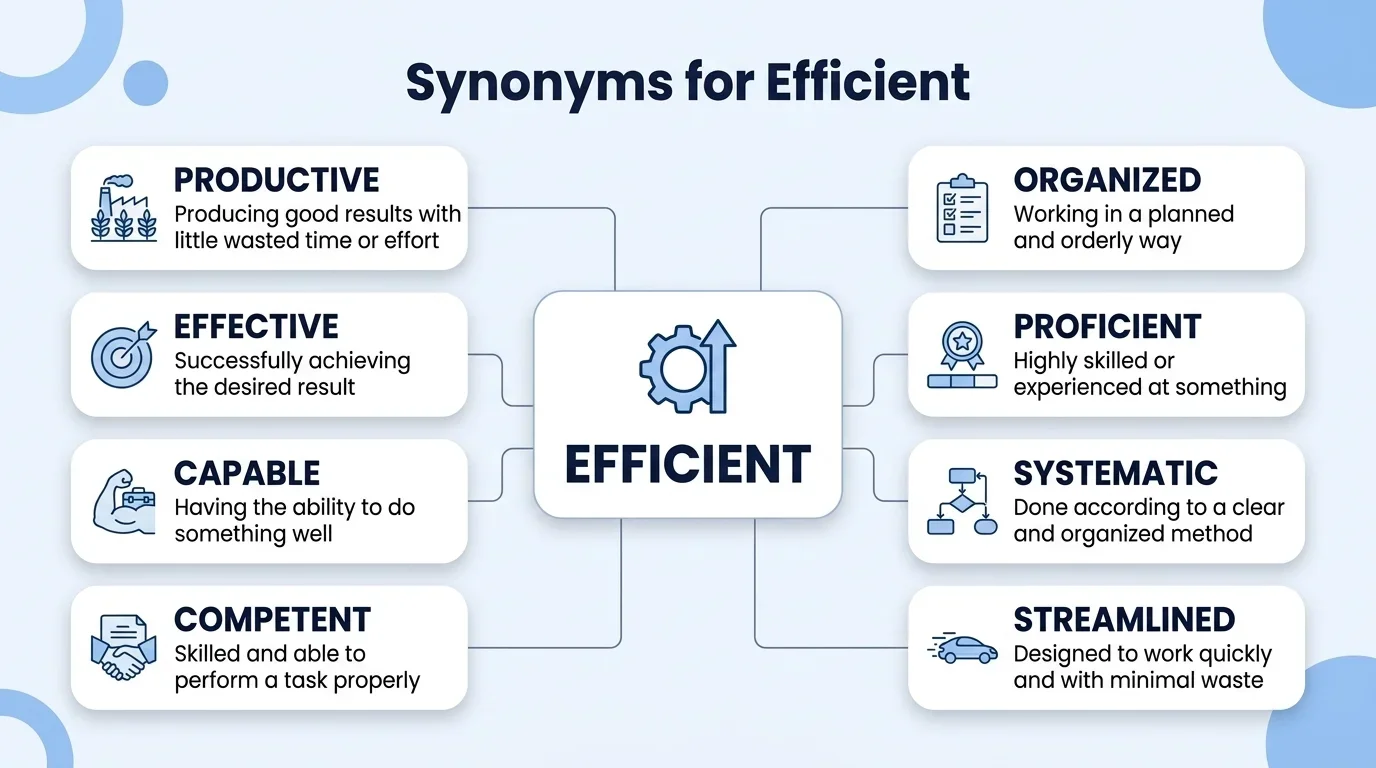 synonyms for efficient