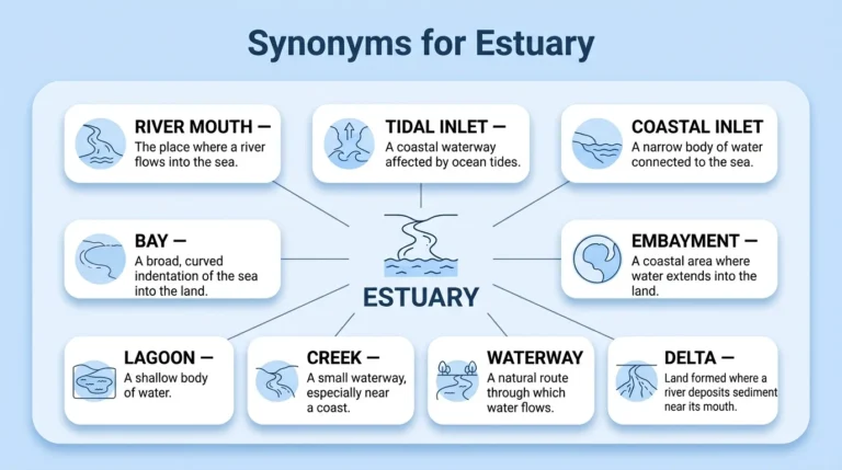 synonyms for estuary