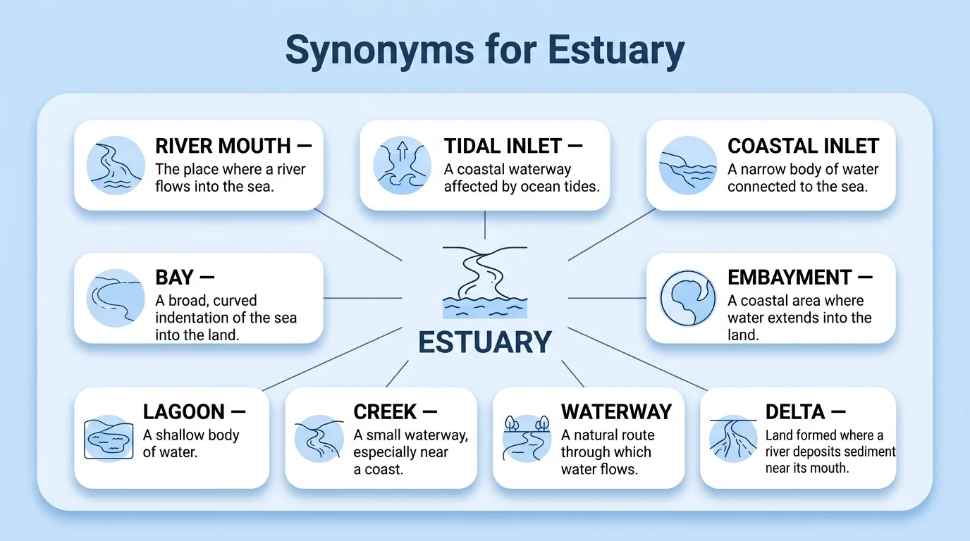 synonyms for estuary