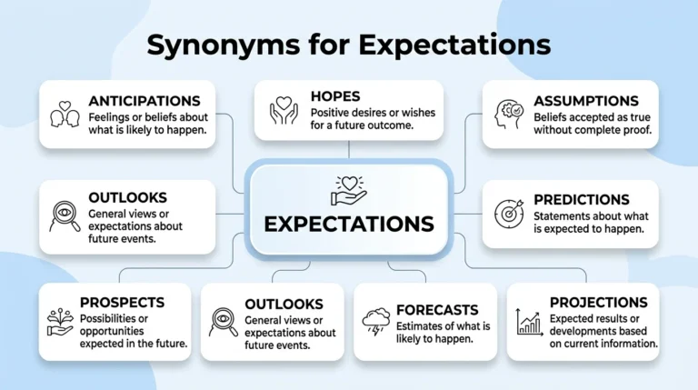 synonyms for expectations