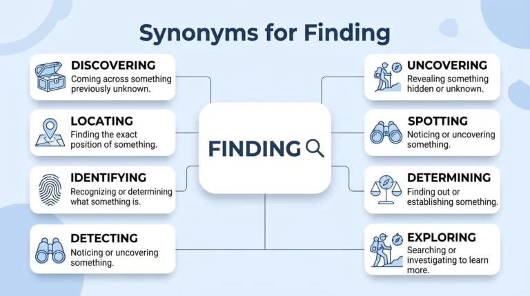 synonyms-for-finding