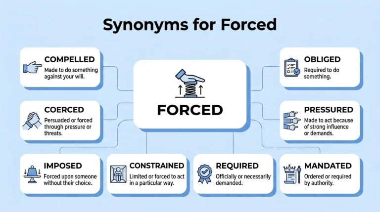 synonyms for forced