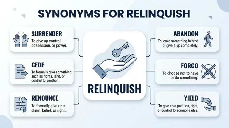 50 Best Synonyms for Relinquish to Improve Your Writing
