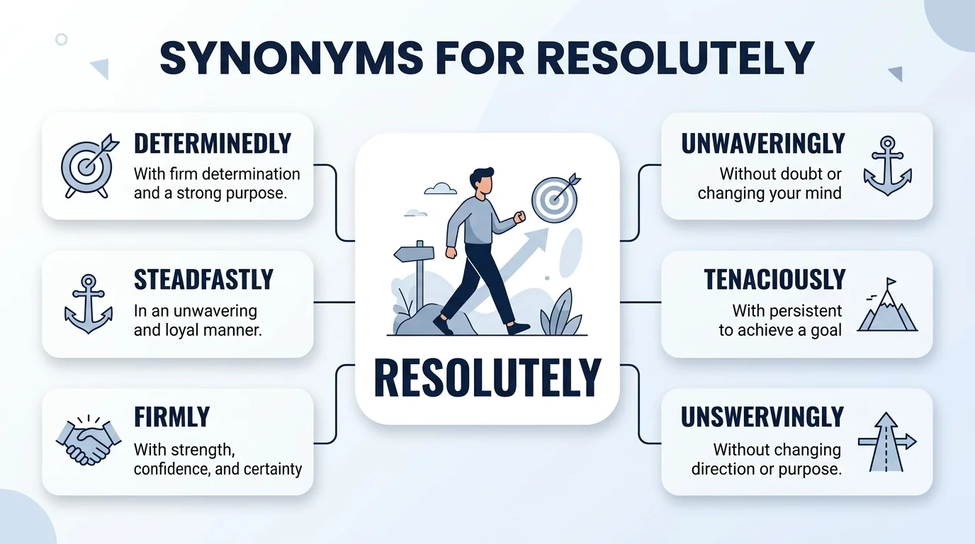synonyms for resolutely
