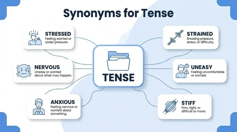 synonyms of tense