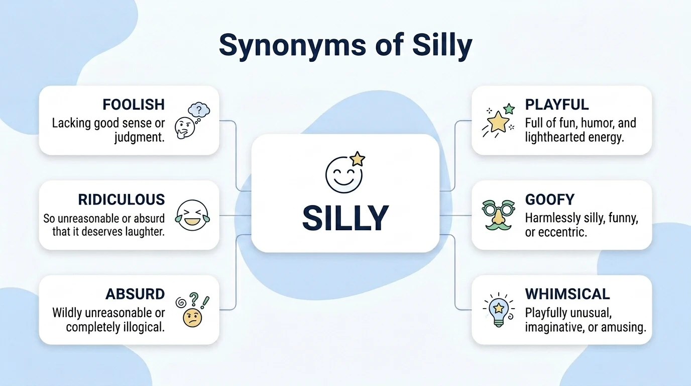 50 Best Synonyms for Silly to Elevate Your Daily Writing