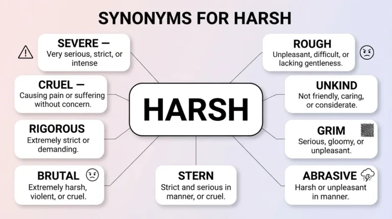 synonyms for harsh