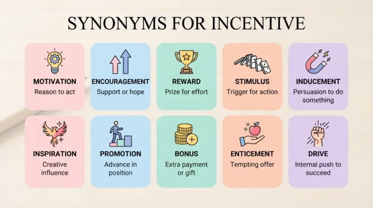 synonyms for incentive