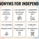 synonyms for independent