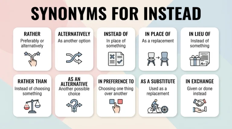 synonyms for instead
