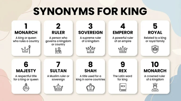 synonyms for king
