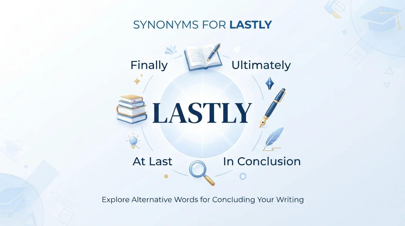 synonyms for lastly