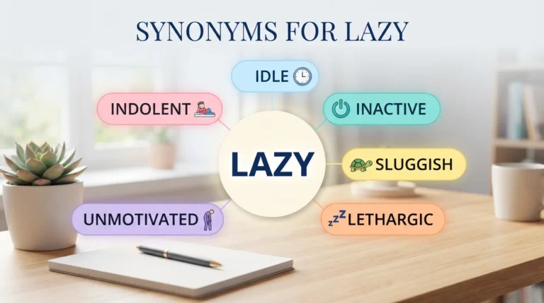 synonyms for lazy