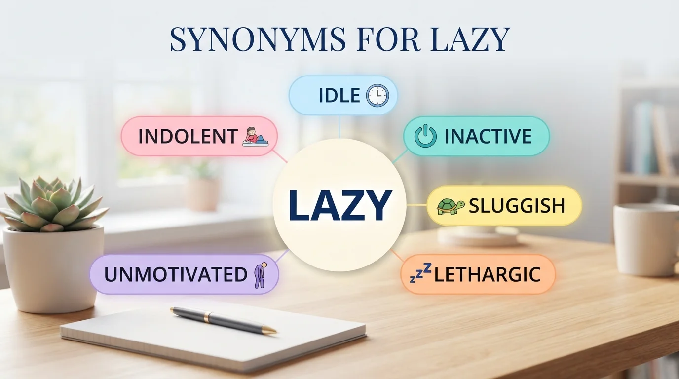 synonyms for lazy