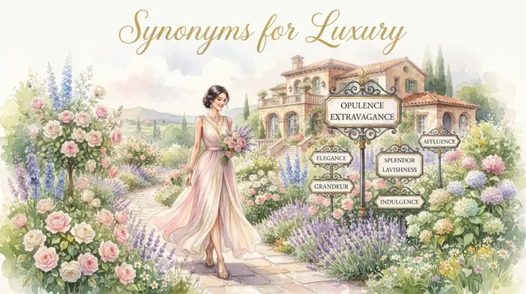 synonyms for luxury