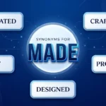 synonyms for made